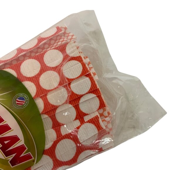 Libman Heavy Duty Wonder Mop Refill Orange White Microfiber Snap-On - Picture 4 of 4